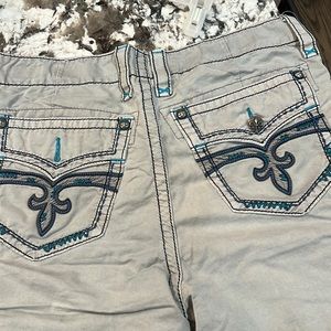 Men’s rock revival cargo shorts